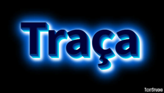 Traça Tekst effect