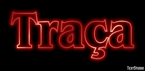Traça Tekst effect