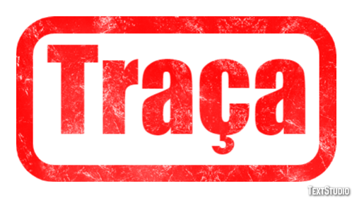 Traça Tekst effect
