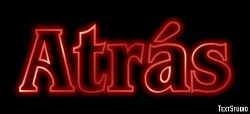 Atrás Effetto testo