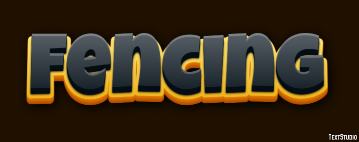 Fencing Texteffekt