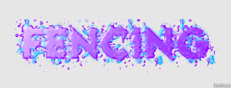 Fencing Texteffekt