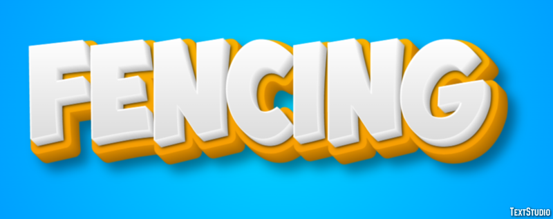 Fencing Texteffekt
