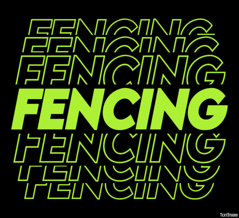 Fencing Texteffekt