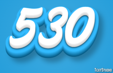 530 Text Effect