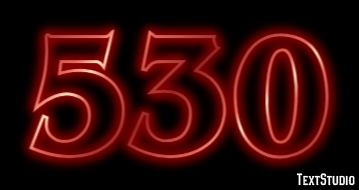 530 Text Effect