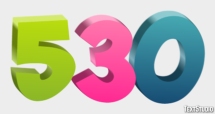 530 Text Effect
