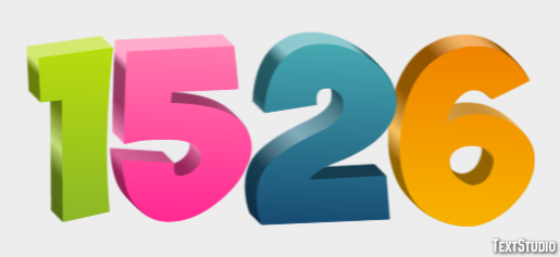1526 Text Effect