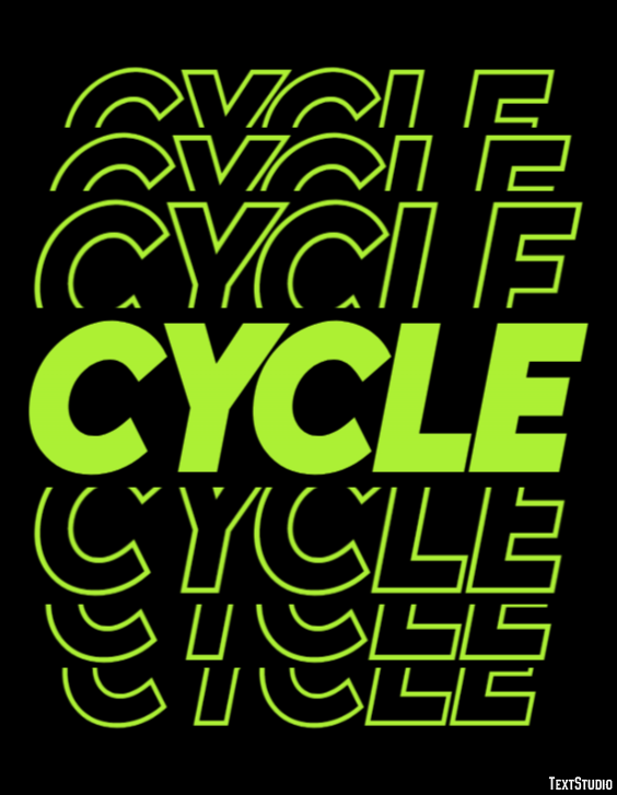 Cycle テキスト効果