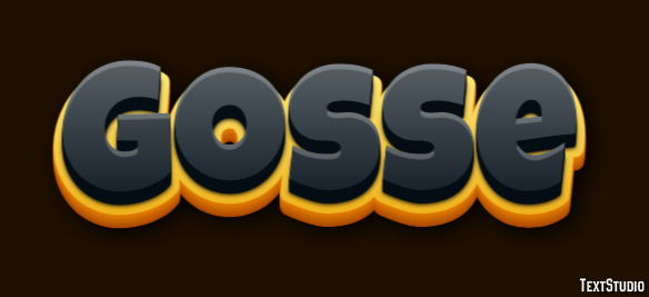 Gosse Effet de texte
