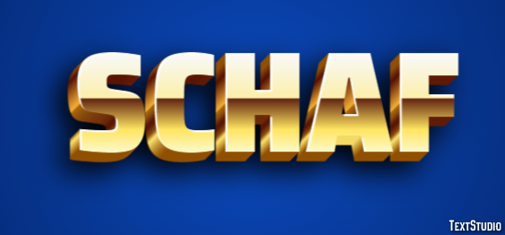 Schaf Effetto testo