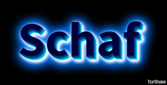 Schaf Texteffekt