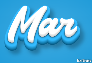 Mar Text Effect