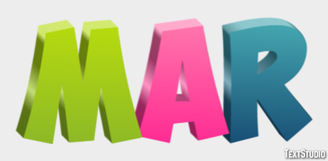 Mar Text Effect