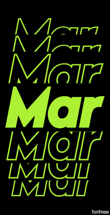 Mar Text Effect