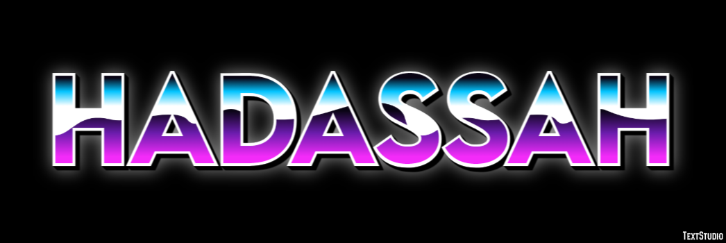 Hadassah Tekst Effect