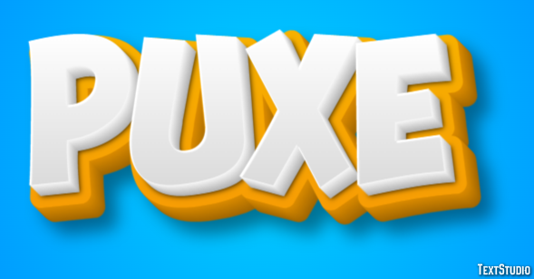 Puxe Efeito de texto