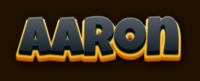 Aaron Efecto de texto