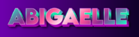 Abigaelle Effet de texte