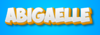 Abigaelle Effet de texte