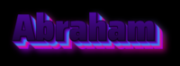 Abraham Texteffekt