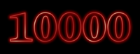 10000 Tekst effect