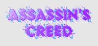 Assassin's Creed Text effect