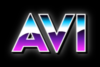 AVI Текстовый эффект