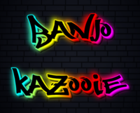 Banjo Kazooie Text effect