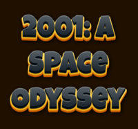 2001: A Space Odyssey Text effect