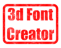 3d Font Creator Текстовый эффект