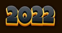 2022 Текстовый эффект