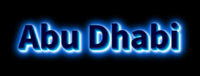 Abu Dhabi Текстовый эффект