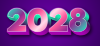 2028 Efeito do texto