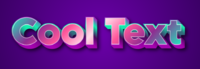 Cool Text Текстовый эффект