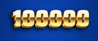 100000 Text effect