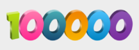 100000 Tekst effect