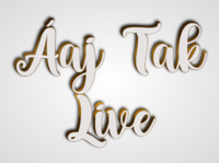 Áaj Tak Live Текстовый эффект