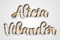 Alicia Vikander Effet de texte