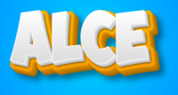 Alce Efecto de texto