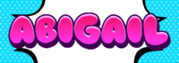 Abigail Tekst effect