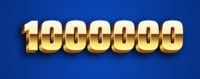 1000000 テキスト効果