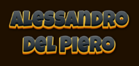 Alessandro Del Piero Effet de texte