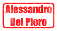 Alessandro Del Piero Effetto testo