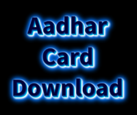 Aadhar Card Download Effetto testo