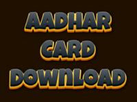 Aadhar Card Download Texteffekt