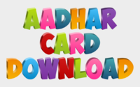 Aadhar Card Download Effet de texte
