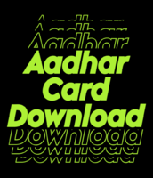 Aadhar Card Download テキスト効果