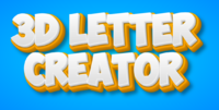 3d Letter Creator Efekt tekstowy