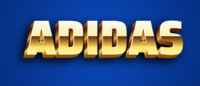 Adidas Efeito do texto